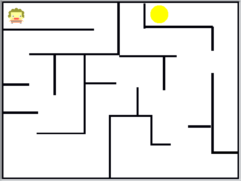 迷路ゲームの作り方 スクラッチ 1 4 スクラッチ