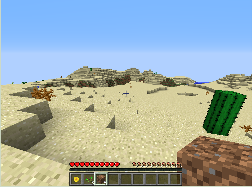 minecraftの砂漠