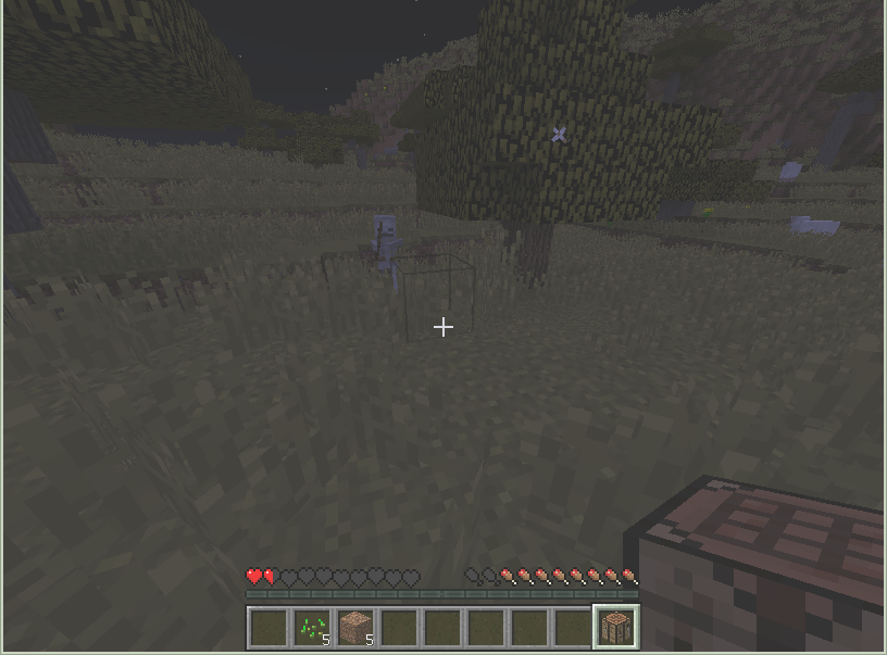 minecraftで攻撃される